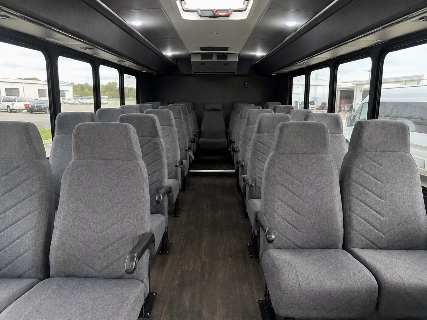 18 passenger minibus inside