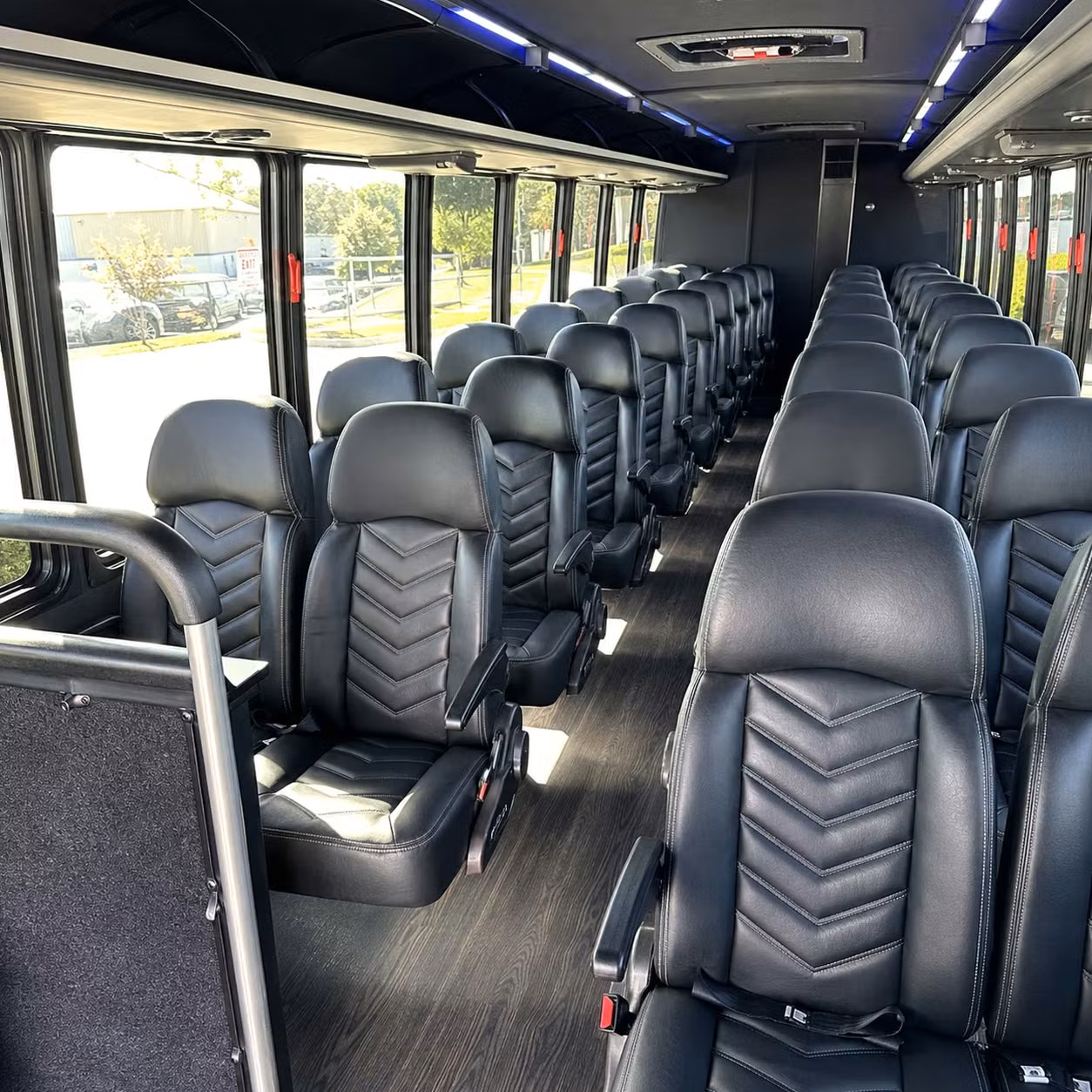 25 passenger minibus inside