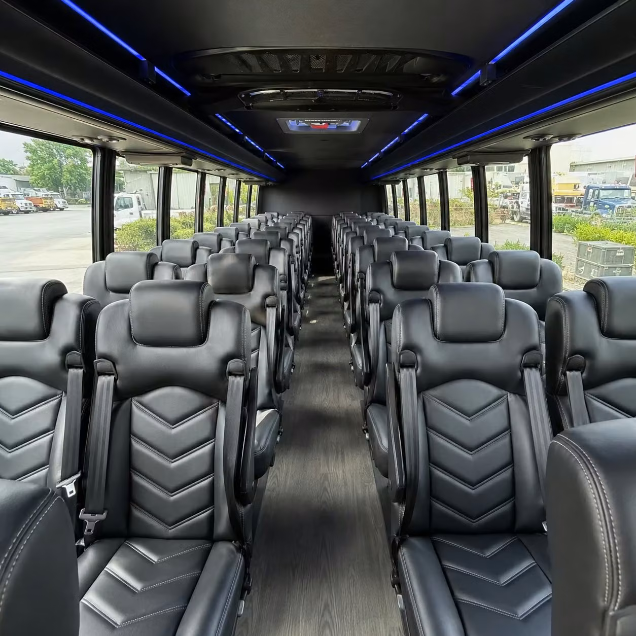 30 passenger minibus interior