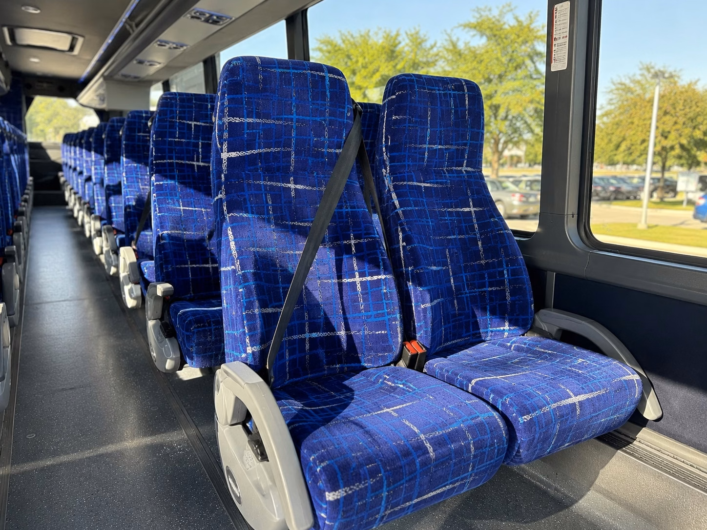irving 56 passenger charter bus rental